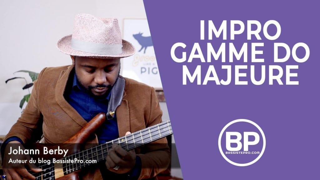 Gamme majeure Improvisation exercice #1 Bass solo